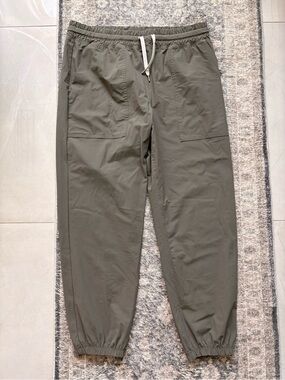 Vionic Olive Green Drawstring Jogger Pants